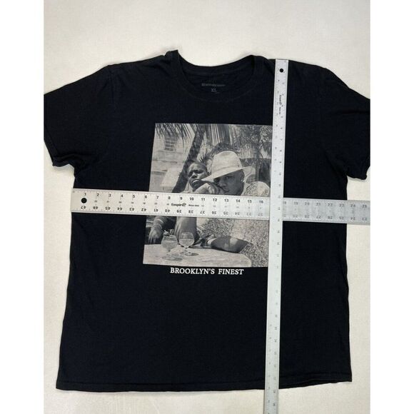 Brooklyn's Finest Notorious BIG Jay-Z Graphic T-shirt Men XL Black Music - Picture 5 of 5